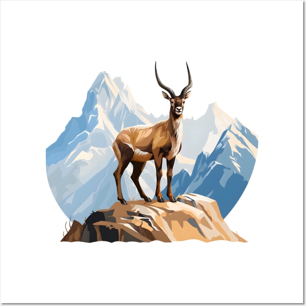 chamois Wall Art by zooleisurelife